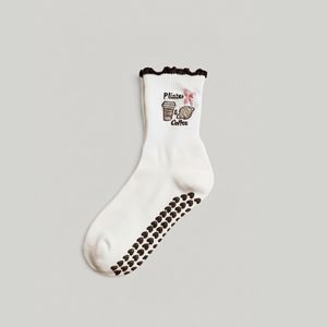 Pilates & Coffee Grip Socks