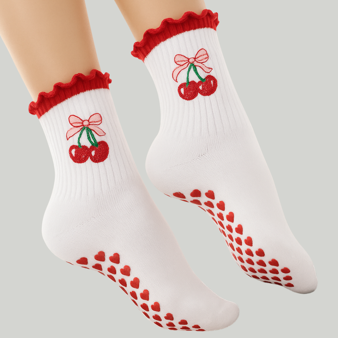 Cherry Grip Socks