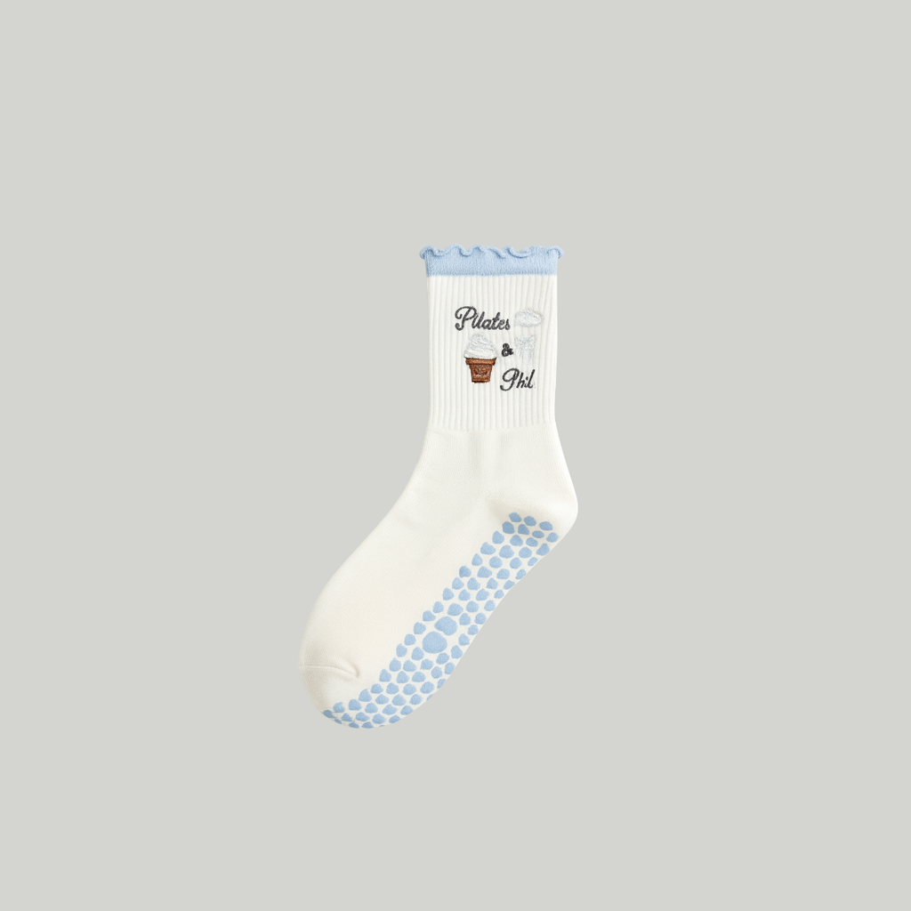 Iced Pilates Grip Socks