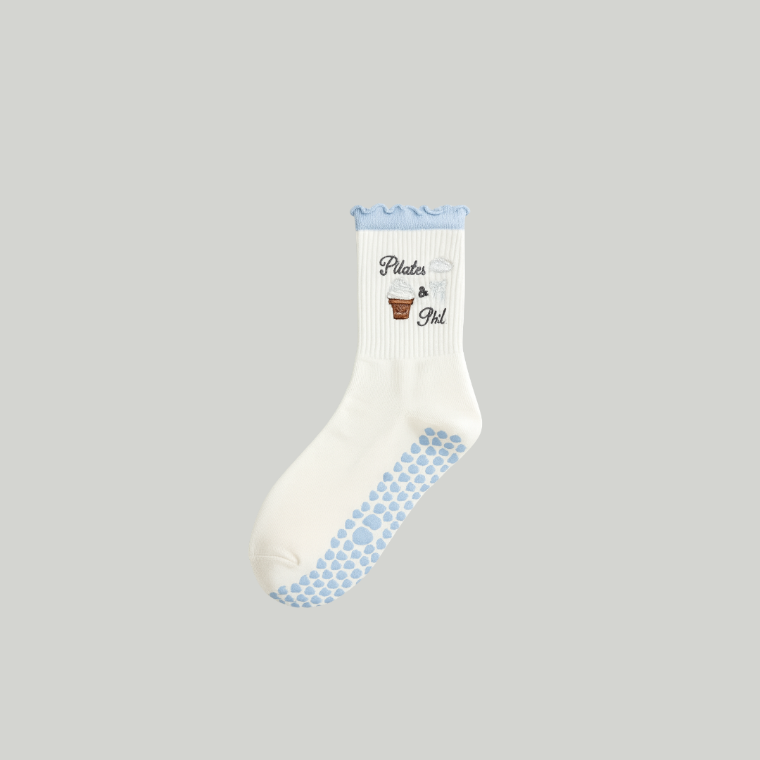 Iced Pilates Grip Socks